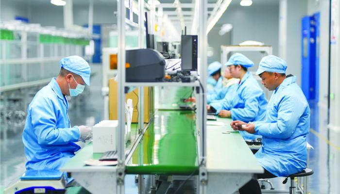 全球首条静脉识别模组专业产线在田区投产